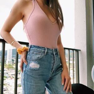 Pacsun Pink Bodysuit (One Piece)